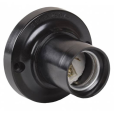 Патрон карболітовий Е27 прямий Takel 503704