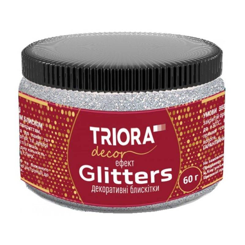 Декоративні блистки TRIORA 0,06кг 162 Срібло