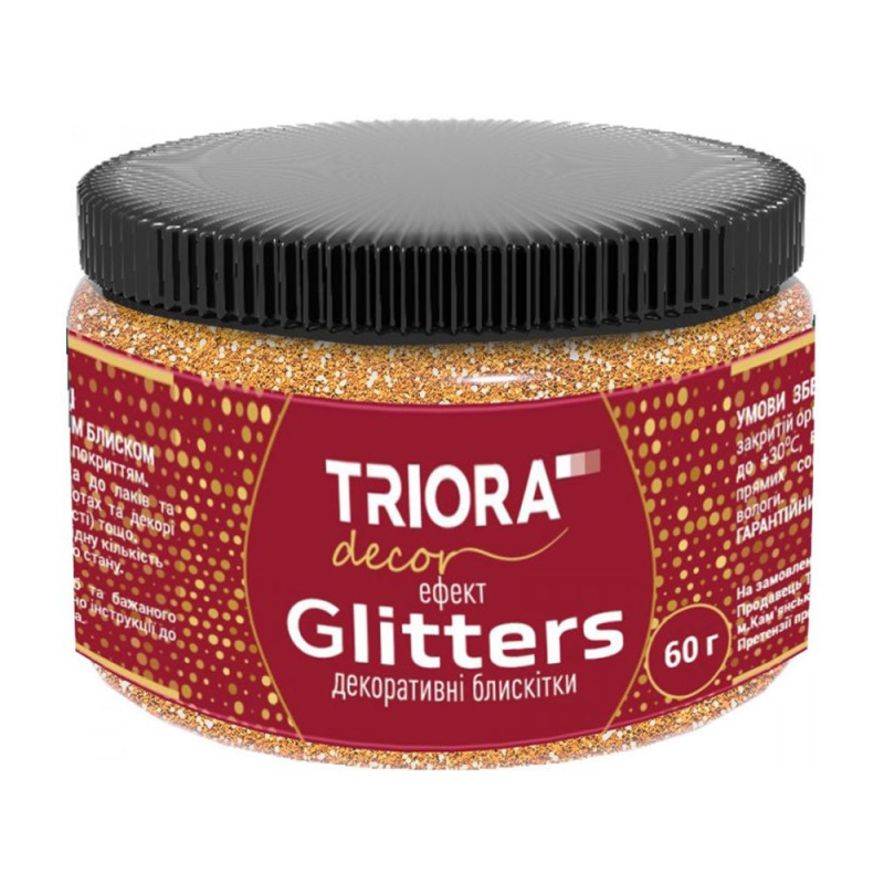 Декоративні блистки TRIORA 0,06кг 922 Бронза