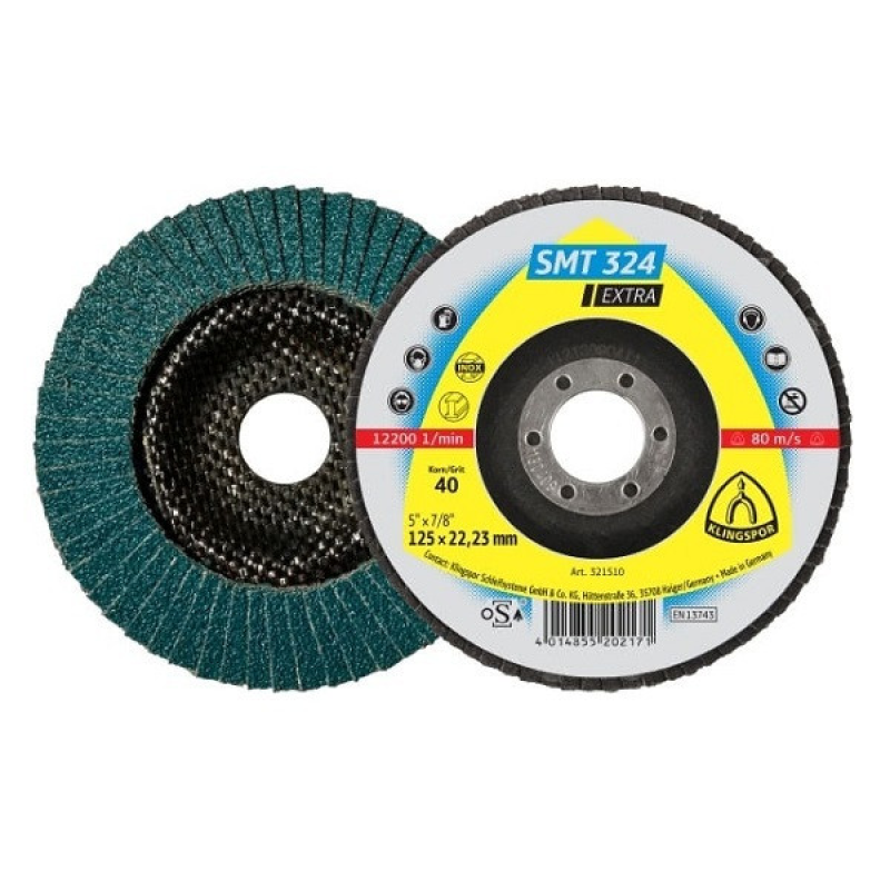 Диск Тарілчастий KLINGSPOR SMT 324 зерно 40 опуклий