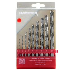 Набір свердел по металу (1-10) HAISSER 2018901