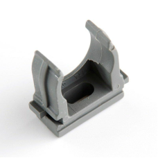 Кліпса для гофри 16мм сіра 100шт