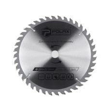 Диск пильний по дереву 230х22,2/20 40Т POLAX