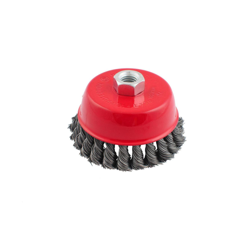 Щітка торцева Intertool - 85мм плетена BT-2085