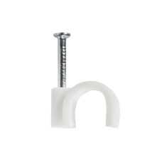 Кліпса кабельна кругла 8мм Apro 100шт