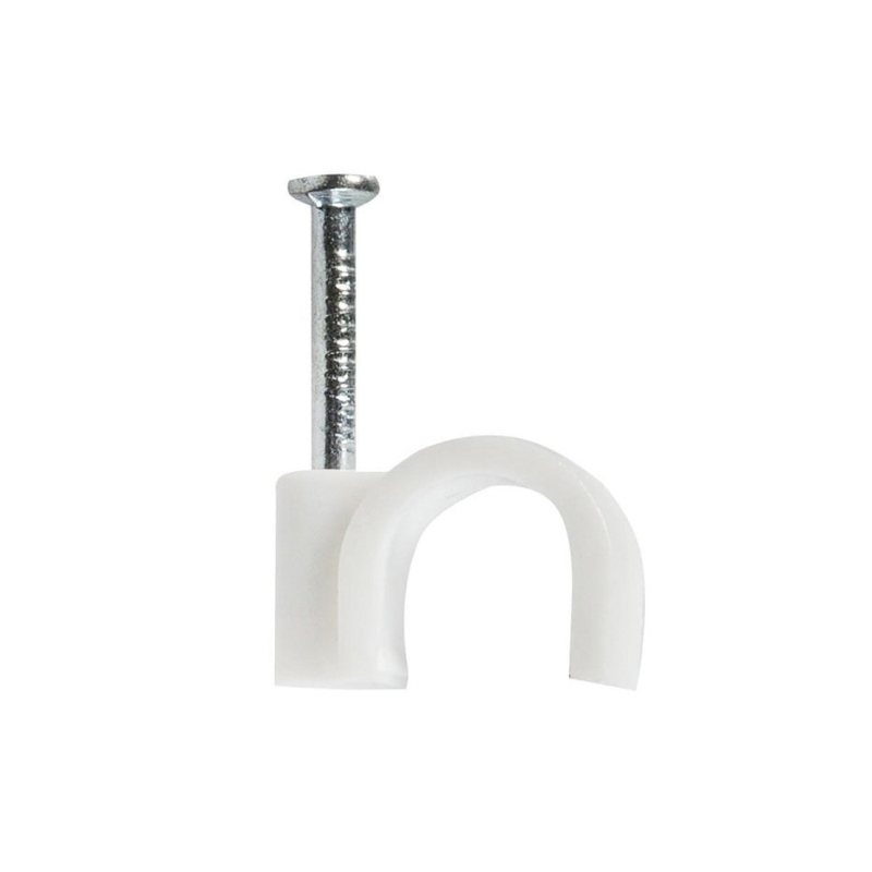 Кліпса кабельна кругла 9мм Apro 100шт