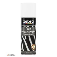 Грунт швидкосохнучий 400мл ZEBRA 11 Білий