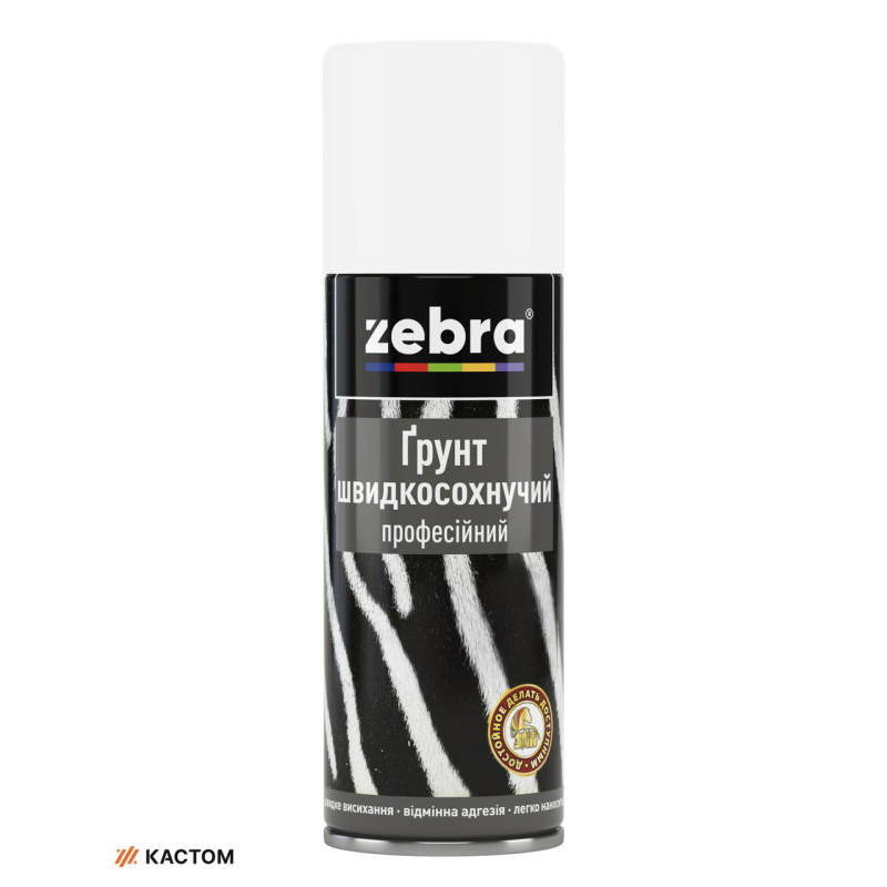 Грунт швидкосохнучий 400мл ZEBRA 11 Білий