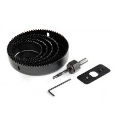 Набір кільцевих пил 5шт глибина 25мм Apro (64/76/89/102/127) 812031