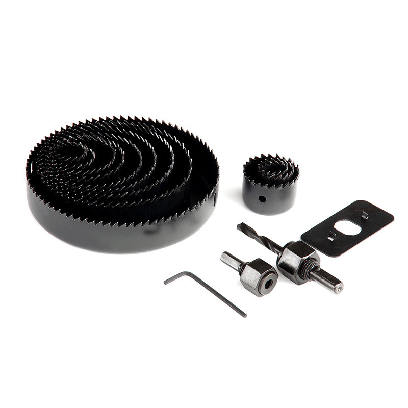 Набір кільцевих пил 12шт глибина 25мм Apro (19/22/25/28/38/44/51/64/76/89/102/127) 812032