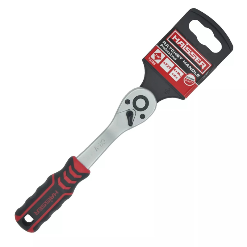 Ключ-тріскачка 1/4“ 72 зубці Haisser 70228