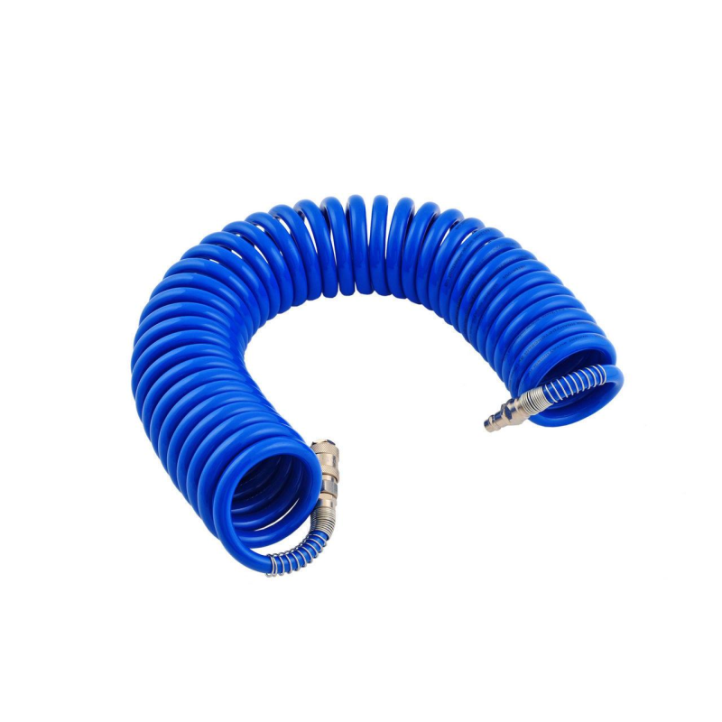 Шланг спіральний Intertool - 10м, 8 x 12мм поліуретановий PT-1716