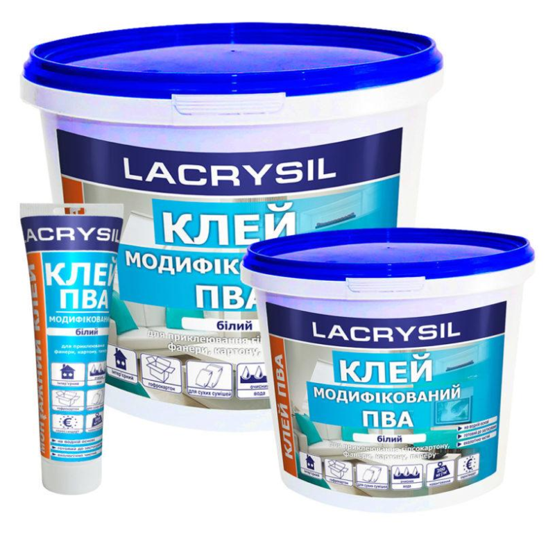 Клей ПВА LACRYSIL 2,5 кг модифікований