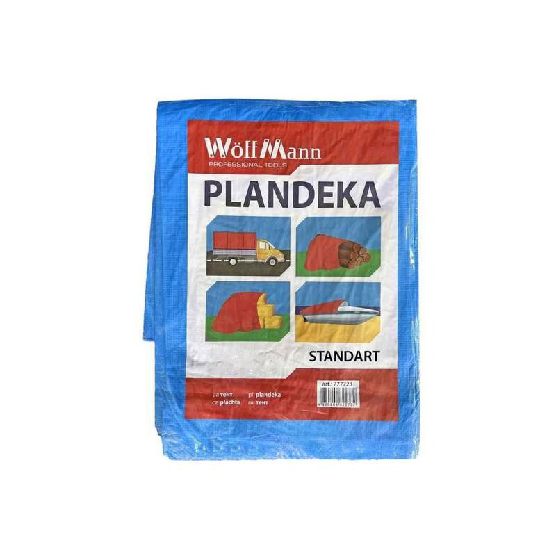 Тент будівельний 3х4м (щільність 60гр) WoffMann Plandeka