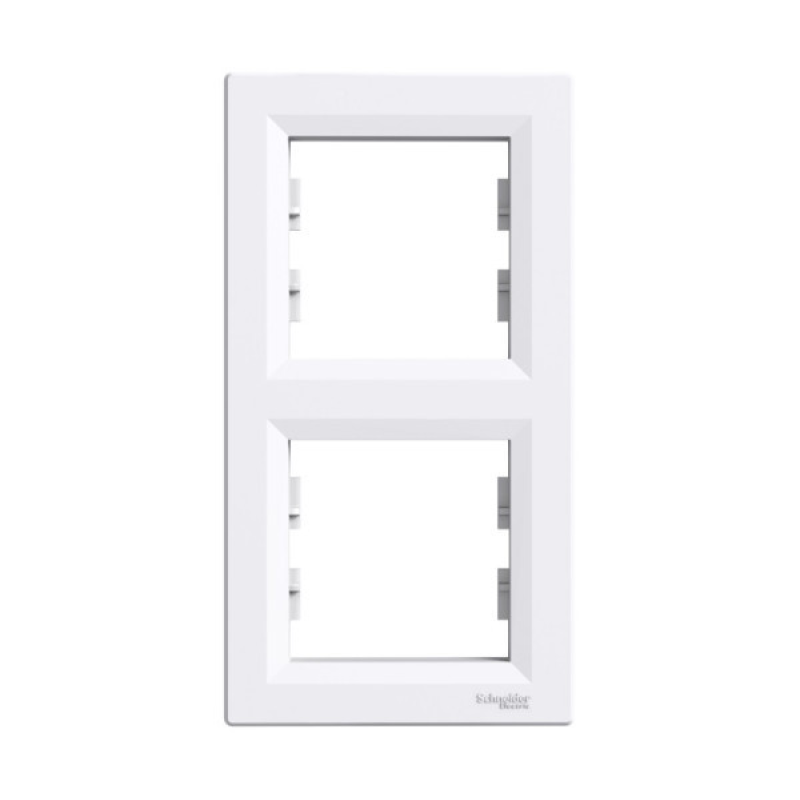 Рамка Schneider Asfora 2-постова вертик. біла EPH5810221