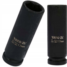 Шестигранна головка ударна 17мм 1/2“ Yato глибока YT-1037
