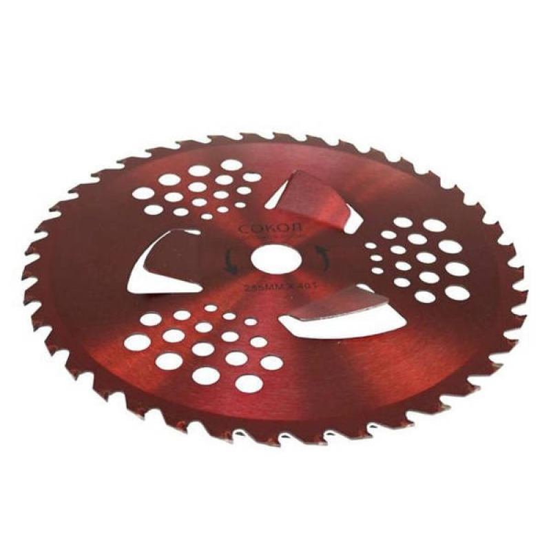 Диск для мотокоси победіт з Підрізом червоний