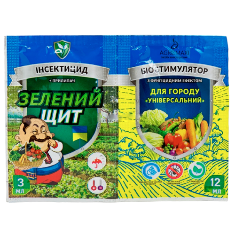 Зелений щит для города універсальний 3мл + 12мл