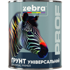Грунт Універсальний 0,8кг ZEBRA PROF 087Р Червоно-коричневий