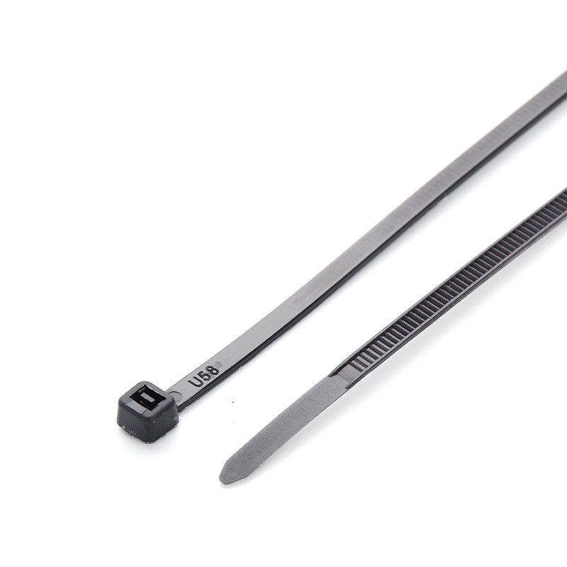 Хомут нейлон 5*500 чорний Apro 100шт