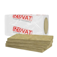 Вата базальтова Izovat 135 50х600х1000мм 2,4м2 (плита)