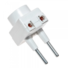 Розгалуджувач потрійний без/зем білий подовжений (Трійник)