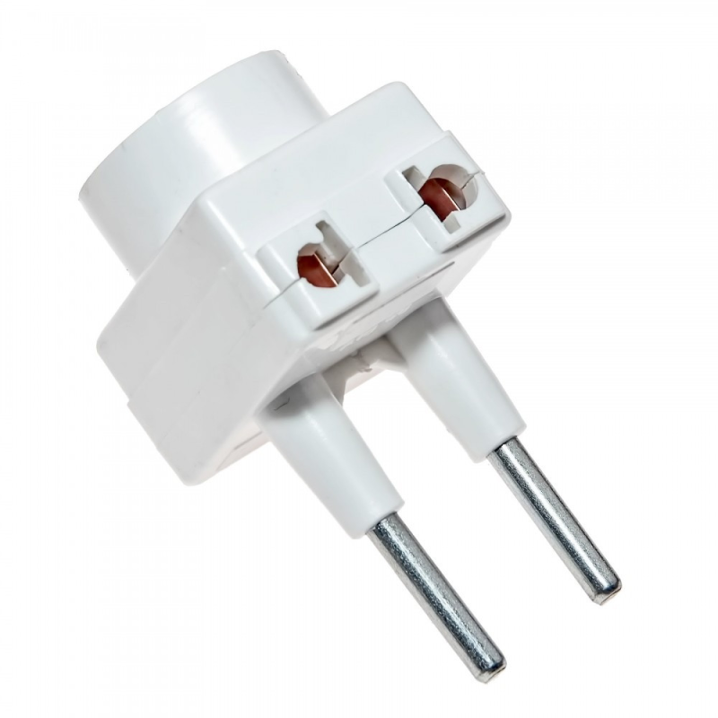 Розгалуджувач потрійний без/зем білий подовжений (Трійник)