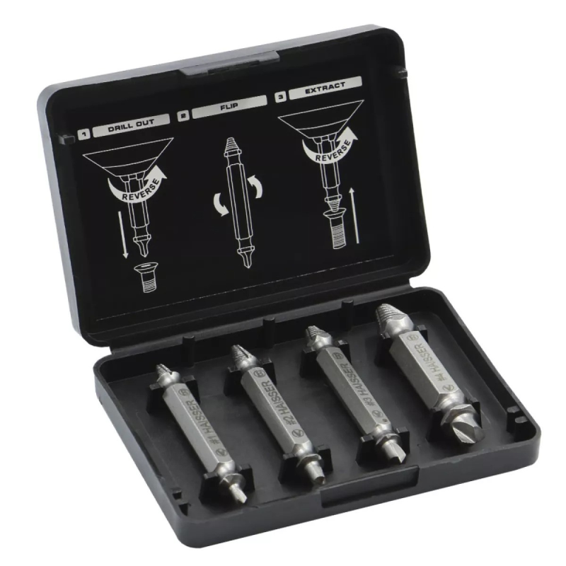 Набір екстракторів 4 шт Haisser 2018904