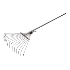Граблі віялові регульовані оцинк. з ручкою WoffMann