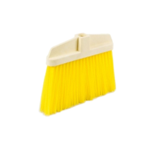 Мітла пластмасова плоска Жовта (жорсткий ворс)