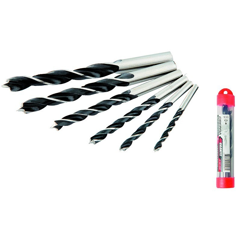 Набір сверл по дереву GRANITE 2-02-005 4-10мм Набір сверл по дереву GRANITE 2-02-005 4-10мм