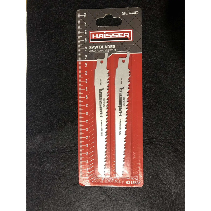 Шабельне полотно S644D дерев“яні конструкції HAISSER 1шт