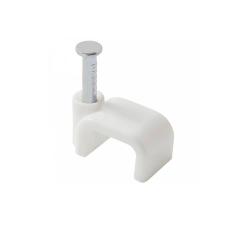 Кліпса кабельна плоска 9*6,3мм Apro 100шт